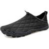 imageWateLves Barefoot Water Shoes Women Men Breathable Wide Toe Slip On Beach Walking Shoes Comfortable Travel Minimalist Zero Drop SneakersBlack