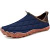 imageWateLves Barefoot Water Shoes Women Men Breathable Wide Toe Slip On Beach Walking Shoes Comfortable Travel Minimalist Zero Drop SneakersDark Blue