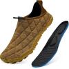 imageWateLves Barefoot Water Shoes Women Men Breathable Wide Toe Slip On Beach Walking Shoes Comfortable Travel Minimalist Zero Drop SneakersGinger