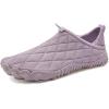 imageWateLves Barefoot Water Shoes Women Men Breathable Wide Toe Slip On Beach Walking Shoes Comfortable Travel Minimalist Zero Drop SneakersLight Purple