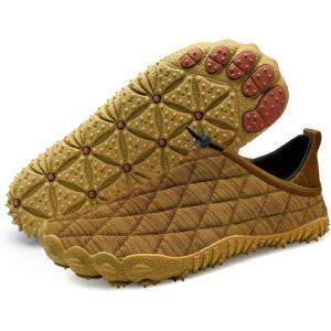imageWateLves Barefoot Water Shoes Women Men Breathable Wide Toe Slip On Beach Walking Shoes Comfortable Travel Minimalist Zero Drop SneakersGinger