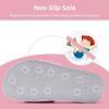 imageWateLves Girls ampamp Boys Slide Sandals Kids Summer Slippers Slip On for Outdoor Beach Pool Shower Little KidBig KidPinkWhite Stripe