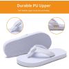 imageWateLves Kids Flip Flops Boys Girls Sandals Youth Big Kid Summer Slip on Thong Slide Sandals for Beach Pool Shower LittleBig KidWhite