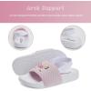 imageWateLves Toddler Boys Girls Slides Sandals for Swim Beach Kids Water Shoes Casual Summer SlippersFly Woveunicorn