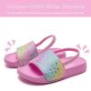 imageWateLves Toddler Boys Girls Slides Sandals for Swim Beach Kids Water Shoes Casual Summer SlippersGlitteStar
