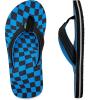 imageWateLves Kids Flip Flops Boys Girls Sandals Youth Big Kid Summer Slip on Thong Slide Sandals for Beach Pool Shower LittleBig KidBlueBlack