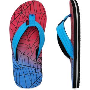 imageWateLves Kids Flip Flops Boys Girls Sandals Youth Big Kid Summer Slip on Thong Slide Sandals for Beach Pool Shower LittleBig KidBlueRed