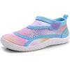 imageWateLves Kids Water Shoes Toddler Quick Dry Barefoot Shoes Girls Boys Aqua Athletic Sneakers for Beach Hiking Swim Kayak Sport Accessories Camping EssentialsRainbow
