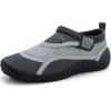 imageWateLves Kids Water Shoes Toddler Quick Dry Barefoot Shoes Girls Boys Aqua Athletic Sneakers for Beach Hiking Swim Kayak Sport Accessories Camping EssentialsDark Gray