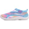 imageWateLves Kids Water Shoes Toddler Quick Dry Barefoot Shoes Girls Boys Aqua Athletic Sneakers for Beach Hiking Swim Kayak Sport Accessories Camping EssentialsRainbow