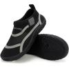 imageWateLves Kids Water Shoes Toddler Quick Dry Barefoot Shoes Girls Boys Aqua Athletic Sneakers for Beach Hiking Swim Kayak Sport Accessories Camping EssentialsBlack