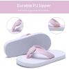 imageWateLves Girls Flip Flops Toddler Boys Girls NonSlip Sport Sandals for Beach Swim PoolLittle KidBig KidWhitePink