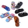 imageWateLves Girls ampamp Boys Kids Flip Flop summer Slide Sandals Slip on Suitable for Bath Shower Beach pool Little KidBig KidTie Dye