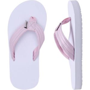 imageWateLves Girls Flip Flops Toddler Boys Girls NonSlip Sport Sandals for Beach Swim PoolLittle KidBig KidWhitePink