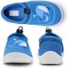 imageWateLves Kids Water Shoes for Boys and Girls Quick Dry Barefoot Aqua Socks Beach Swim Pool Shoes Toddler Little Kid to Big KidBlue