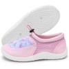 imageWateLves Kids Water Shoes for Boys and Girls Quick Dry Barefoot Aqua Socks Beach Swim Pool Shoes Toddler Little Kid to Big KidPink Fish Scales