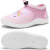 imageWateLves Kids Water Shoes for Boys and Girls Quick Dry Barefoot Aqua Socks Beach Swim Pool Shoes Toddler Little Kid to Big KidPink Unicorn