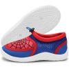 imageWateLves Kids Water Shoes for Boys and Girls Quick Dry Barefoot Aqua Socks Beach Swim Pool Shoes Toddler Little Kid to Big KidRed Blue