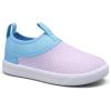 imageWateLves Toddler Water Shoes Kids Boys and Girls  QuickDry MultiPurpose Casual Water Sneakers Slip On with Drainage Holes for Swim Walking Beach Vacation EssentialsPinkBlue