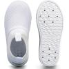 imageWateLves Toddler Water Shoes Kids Boys and Girls  QuickDry MultiPurpose Casual Water Sneakers Slip On with Drainage Holes for Swim Walking Beach Vacation EssentialsWhite