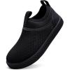 imageWateLves Toddler Water Shoes Kids Boys and Girls  QuickDry MultiPurpose Casual Water Sneakers Slip On with Drainage Holes for Swim Walking Beach Vacation EssentialsBlack