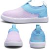 imageWateLves Toddler Water Shoes Kids Boys and Girls  QuickDry MultiPurpose Casual Water Sneakers Slip On with Drainage Holes for Swim Walking Beach Vacation EssentialsPinkBlue