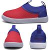 imageWateLves Toddler Water Shoes Kids Boys and Girls  QuickDry MultiPurpose Casual Water Sneakers Slip On with Drainage Holes for Swim Walking Beach Vacation EssentialsRedBlue