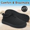 imageWateLves Toddler Water Shoes Kids Boys and Girls Quick Dry Water Sneakers Slip On Aqua Swim Shoes for Beach Daily WalkingBlack