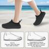 imageWateLves Toddler Water Shoes Kids Boys and Girls Quick Dry Water Sneakers Slip On Aqua Swim Shoes for Beach Daily WalkingBlack