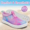 imageWateLves Toddler Water Shoes Kids Boys and Girls Quick Dry Water Sneakers Slip On Aqua Swim Shoes for Beach Daily WalkingMulticolor