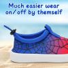 imageWateLves Toddler Water Shoes Kids Boys and Girls Quick Dry Water Sneakers Slip On Aqua Swim Shoes for Beach Daily WalkingRedBlue