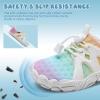 imageWateLves ToddlerLittleBigKid Water Shoes Wide Barefoot Aqua Athletic Sneakers Girls Boys Hiking Beach Swim Fast Dry Shoes Builtin Heel GripsColourful