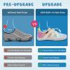 imageWateLves ToddlerLittleBigKid Water Shoes Wide Barefoot Aqua Athletic Sneakers Girls Boys Hiking Beach Swim Fast Dry Shoes Builtin Heel GripsColourful