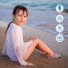 imageWateLves ToddlerLittleBigKid Water Shoes Wide Barefoot Aqua Athletic Sneakers Girls Boys Hiking Beach Swim Fast Dry Shoes Builtin Heel GripsFish Scale Colourful