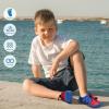 imageWateLves ToddlerLittleBigKid Water Shoes Wide Barefoot Aqua Athletic Sneakers Girls Boys Hiking Beach Swim Fast Dry Shoes Builtin Heel GripsRed Blue