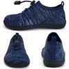 imageWateLves Water Shoes for Toddler Little Kid Minimalist Wide Barefoot Zero Drop Sole Splay Naturally Aqua Sneakers Boys GirlsDqDark Blue