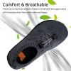 imageWateLves Water Shoes for Toddler Little Kid Minimalist Wide Barefoot Zero Drop Sole Splay Naturally Aqua Sneakers Boys GirlsDqDark Gray