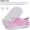 imageWateLves Water Shoes for Toddler Little Kid Minimalist Wide Barefoot Zero Drop Sole Splay Naturally Aqua Sneakers Boys GirlsDqPink