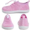 imageWateLves Water Shoes for Toddler Little Kid Minimalist Wide Barefoot Zero Drop Sole Splay Naturally Aqua Sneakers Boys GirlsDqPink