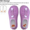 imageWateLves Water Shoes for Toddler Little Kid Minimalist Wide Barefoot Zero Drop Sole Splay Naturally Aqua Sneakers Boys GirlsDqPurple