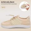 imageWateLves Water Shoes for Toddler Little Kid Minimalist Wide Barefoot Zero Drop Sole Splay Naturally Aqua Sneakers Boys GirlsYnBeige