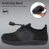 imageWateLves Water Shoes for Toddler Little Kid Minimalist Wide Barefoot Zero Drop Sole Splay Naturally Aqua Sneakers Boys GirlsYnBlack
