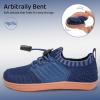 imageWateLves Water Shoes for Toddler Little Kid Minimalist Wide Barefoot Zero Drop Sole Splay Naturally Aqua Sneakers Boys GirlsYnDark Blue