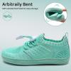 imageWateLves Water Shoes for Toddler Little Kid Minimalist Wide Barefoot Zero Drop Sole Splay Naturally Aqua Sneakers Boys GirlsYnMint Green