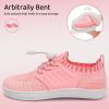 imageWateLves Water Shoes for Toddler Little Kid Minimalist Wide Barefoot Zero Drop Sole Splay Naturally Aqua Sneakers Boys GirlsYnPink