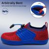 imageWateLves Water Shoes for Toddler Little Kid Minimalist Wide Barefoot Zero Drop Sole Splay Naturally Aqua Sneakers Boys GirlsYnRed Blue