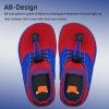 imageWateLves Water Shoes for Toddler Little Kid Minimalist Wide Barefoot Zero Drop Sole Splay Naturally Aqua Sneakers Boys GirlsYnRed Blue