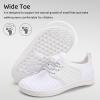 imageWateLves Water Shoes for Toddler Little Kid Minimalist Wide Barefoot Zero Drop Sole Splay Naturally Aqua Sneakers Boys GirlsYnWhite