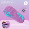 imageWateLves Wide Toddler Water Shoes Kids Barefoot Athletic Sneakers Girls Boys Quick Dry Aqua Socks for Beach Hiking Swim Kayak Sport Accessories Camping EssentialsFish Scales