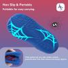 imageWateLves Wide Toddler Water Shoes Kids Barefoot Athletic Sneakers Girls Boys Quick Dry Aqua Socks for Beach Hiking Swim Kayak Sport Accessories Camping EssentialsRed Blue